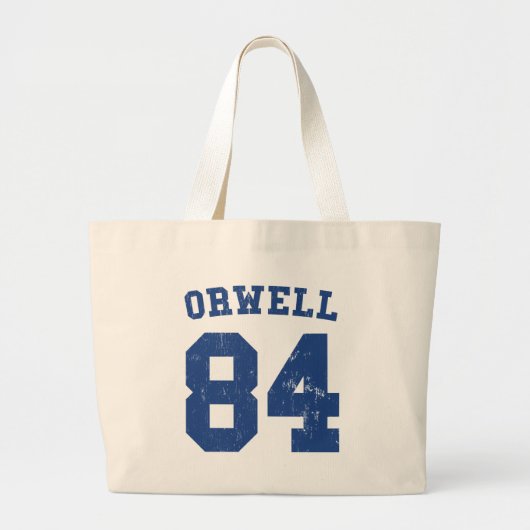 George Orwell 1984 Jersey Canvas tas (Voorkant)