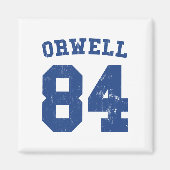 George Orwell 1984 Jersey magneet (Voorkant)