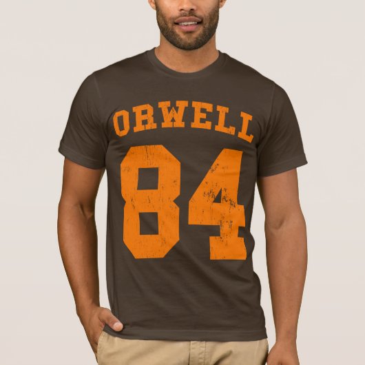 George Orwell 1984 Jersey T-Shirt (Voorkant)