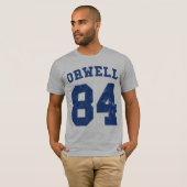 George Orwell 1984 Jersey T-Shirt (Voorkant volledig)