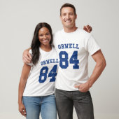 George Orwell 84 1984 jersey T-shirt (Unisex)