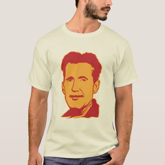George Orwell 84 1984 jersey T-shirt (Voorkant)