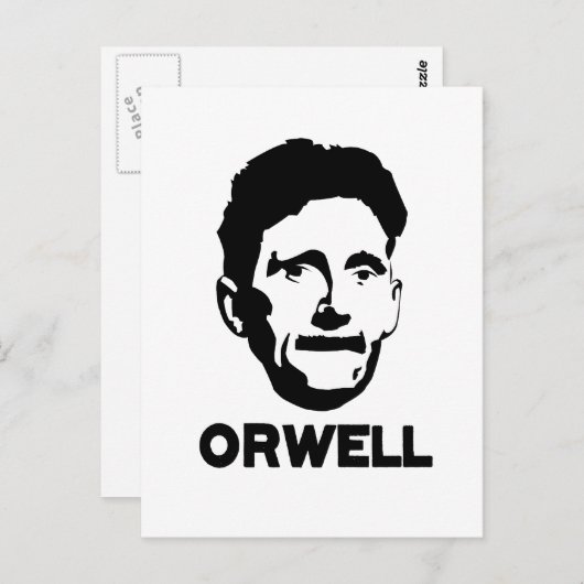 George Orwell Briefkaart (Voorkant / Achterkant)