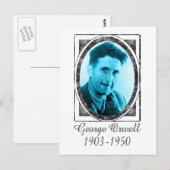 George Orwell Briefkaart (Voorkant / Achterkant)