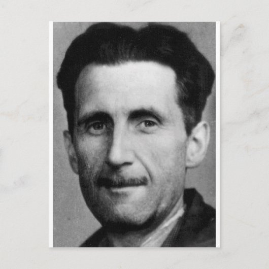george orwell briefkaart (Voorkant)