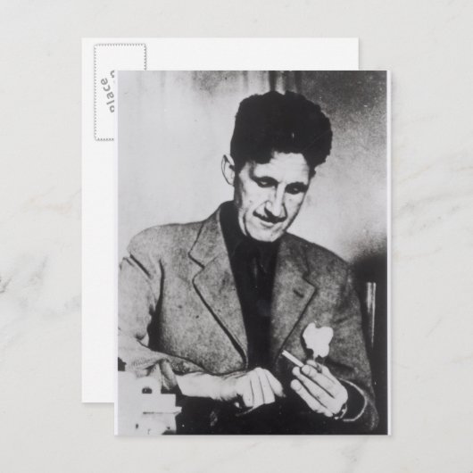 George Orwell Briefkaart (Voorkant / Achterkant)