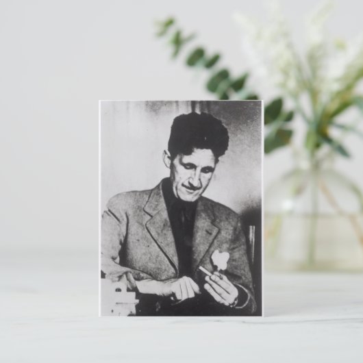 George Orwell Briefkaart (Staand voorkant)