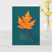 George Orwell citaat kaart (Gele Bloem)