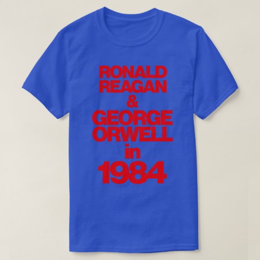 George Orwell in 1984 T-shirt (Design voorkant)