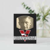 George Orwell - Liberty Briefkaart (Staand voorkant)