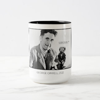 George Orwell Lives | Sociaal verwerp | Mok met tw