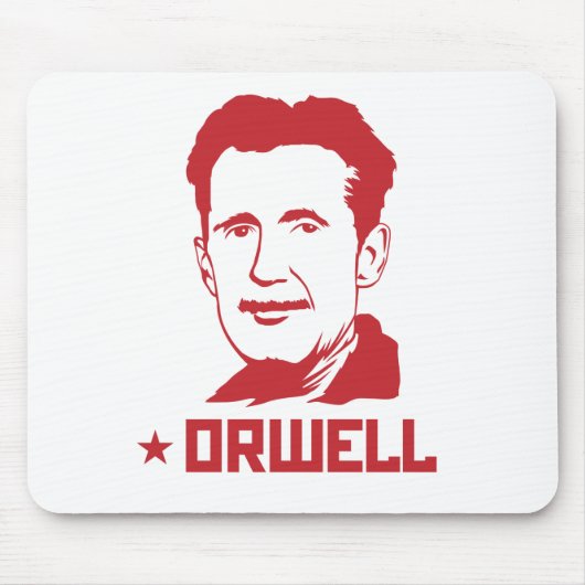 George Orwell Portrait Mousepad Muismat (Voorkant)