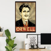 George Orwell Poster (Thuiskantoor)