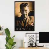 George Orwell Poster (Thuiskantoor)