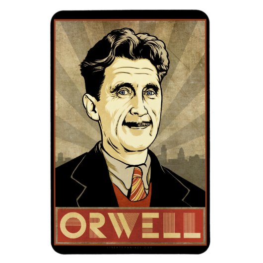George Orwell Premium magneet (Verticaal)