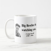 George Orwell Quote 5b Koffiemok (Links)