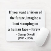 George Orwell Quote 9a Muismat (Met muis)