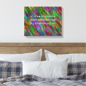 George Orwell Quote, Canvas Art Print (Insitu (Slaapkamer))