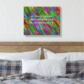 George Orwell Quote, Canvas Art Print (Insitu (Slaapkamer))