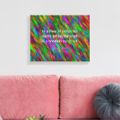George Orwell Revolutionaire Act Quote Canvas Prin (Insitu (Woonkamer))
