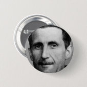 george orwell ronde button 5,7 cm (Voorkant /achterkant)