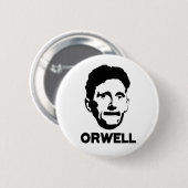George Orwell Ronde Button 5,7 Cm (Voorkant /achterkant)