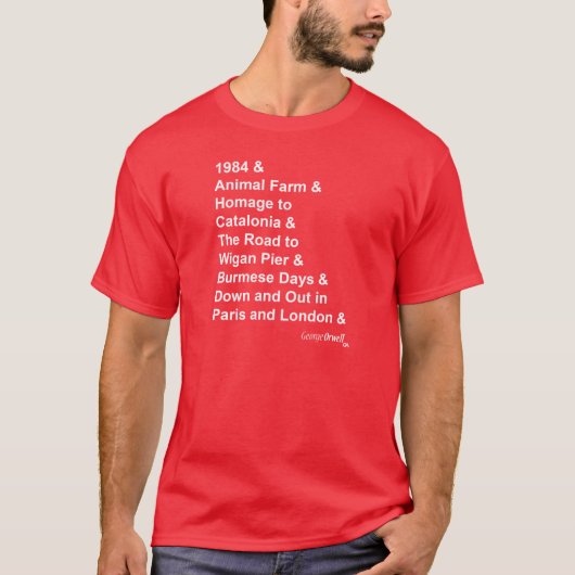 George Orwell T-shirt (Voorkant)
