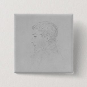 George Parker Bidder, 1819 Vierkante Button 5,1 Cm