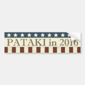George Pataki in 2016 Bumpersticker (Voorkant)