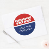 GEORGE PATAKI VOOR DE SENAAT RONDE STICKER (Envelop)