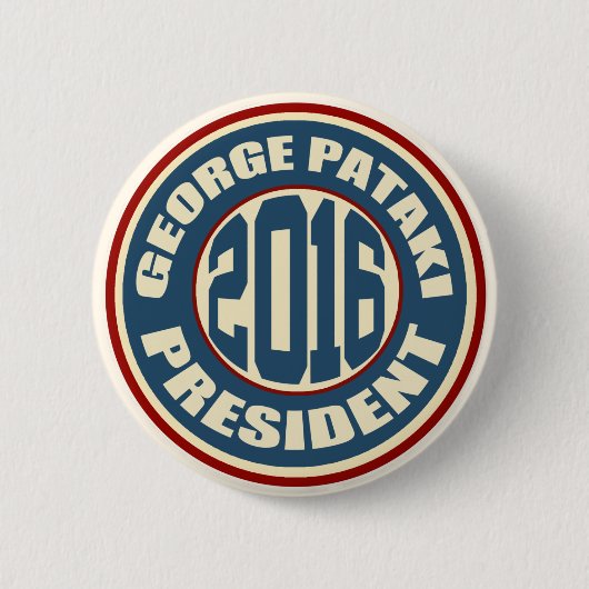 George Pataki voor President in 2016 Ronde Button 5,7 Cm (Voorkant)