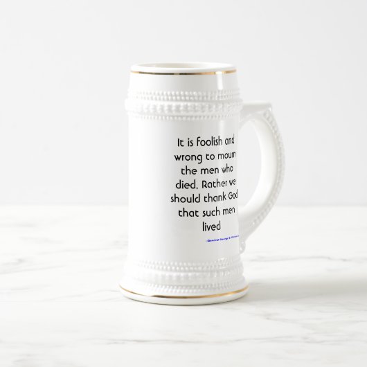 George Patton Beer Stein Bierpul (Voorkant rechts)