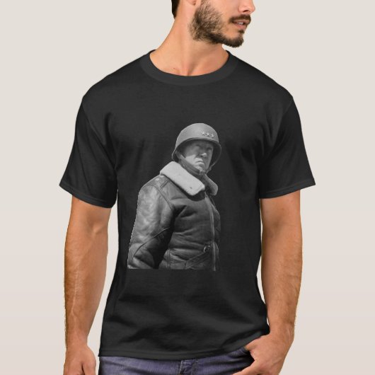 George Patton en quote - Black an.. - T-shirt (Voorkant)