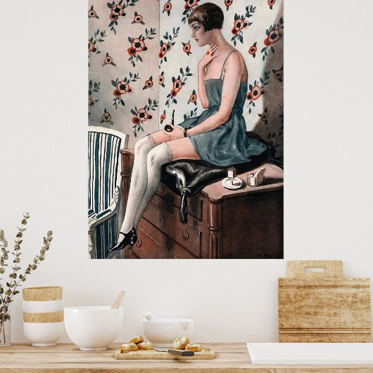 George Pavis - La Vie Parisienne, ca. 1920 Poster (Keuken)