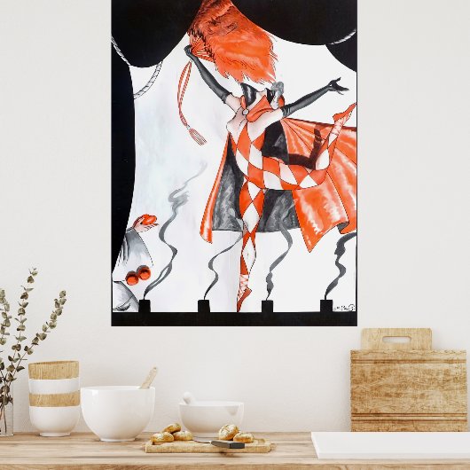 George Pavis - L'Eternelle Pantomime, 1923 Poster (Keuken)