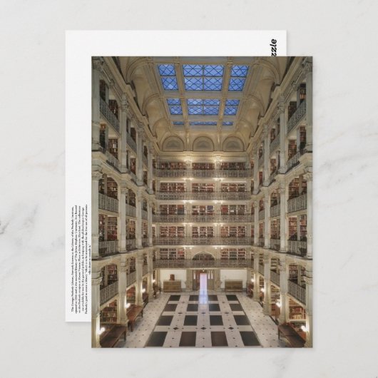 George Peabody Library Briefkaart (Voorkant / Achterkant)