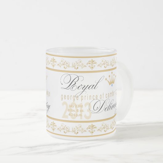 George Prince of Cambridge Royal Baby Mok (Voorkant rechts)