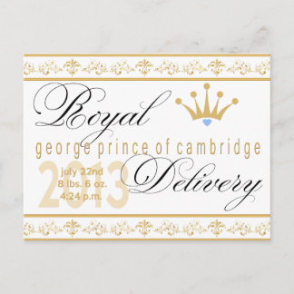 George Prince of Cambridge Souvenir Post Card Briefkaart