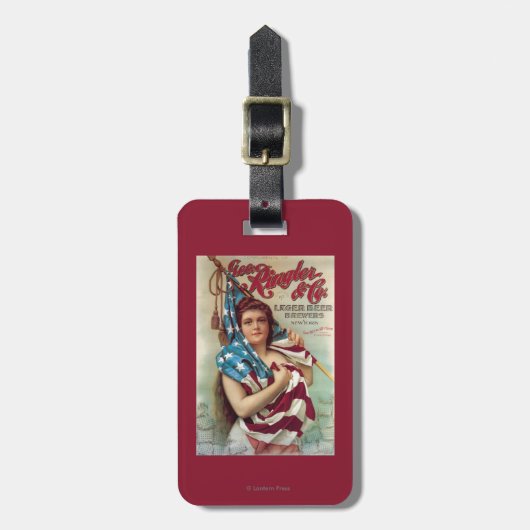 George Ringler en CO. Poster bier Bagagelabel (Voorkant verticaal)