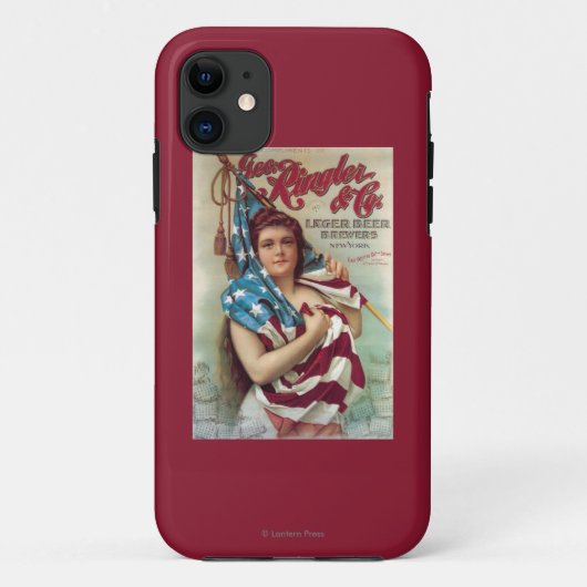 George Ringler en CO. Poster bier Case-Mate iPhone Case (Achterkant)
