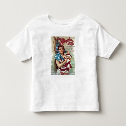 George Ringler en CO. Poster bier Kinder Shirts (Voorkant)