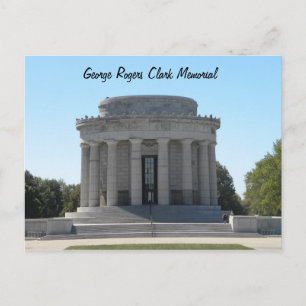 George Rogers Clark Memorial ~ Vincennes, Indiana Briefkaart
