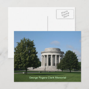 George Rogers Clark Memorial Vincennes Indiana Briefkaart