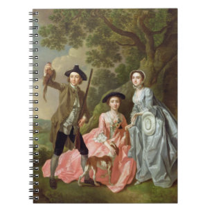 George Rogers met zijn vrouw, Margaret en zijn Sis Notitieboek