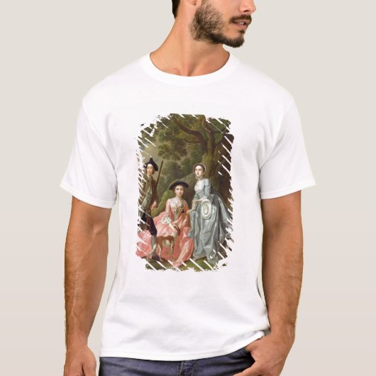 George Rogers met zijn vrouw, Margaret en zijn Sis T-shirt (Voorkant)