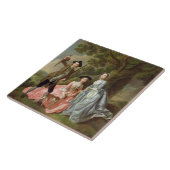 George Rogers met zijn vrouw, Margaret en zijn Sis Tegeltje (Zijkant)