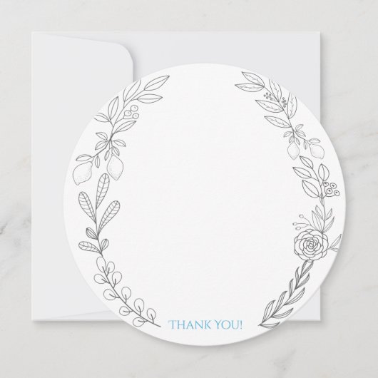 George Round Foto Dankkaart. Kaart (Voorkant)