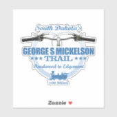 George S Mickelson Trail (H2) Sticker (Vel)
