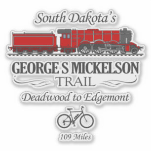 George S Mickelson Trail (RT2) Sticker