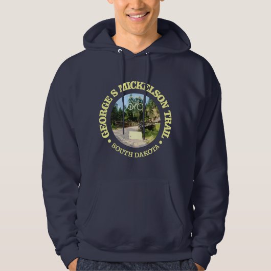 George S Mickelson Trail, South Dakota. Hoodie (Voorkant)